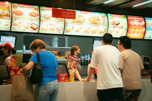 restaurant staff engaging with customers