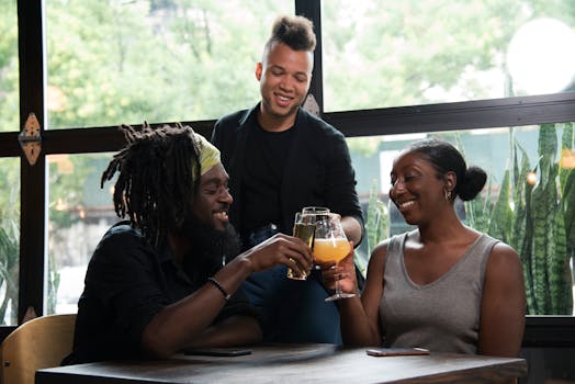 community meeting at a restaurant