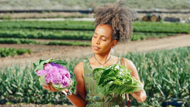 fields of fresh vegetables