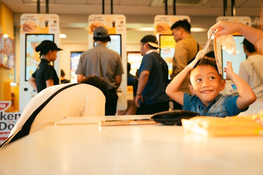 restaurant staff engaging with customers