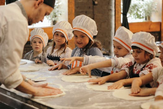 chef-led training session in restaurant