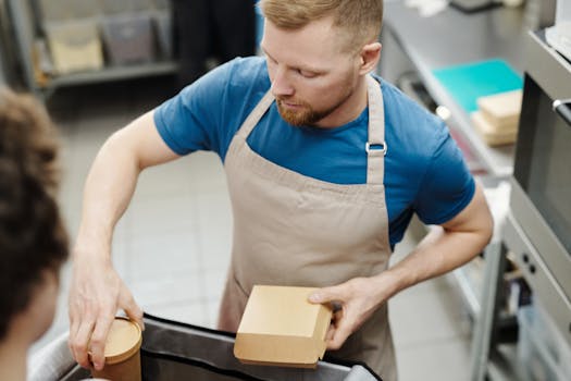 busy restaurant kitchen