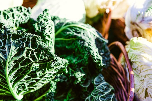 local farmer’s market with fresh produce