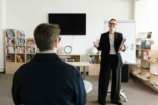 image of staff training session